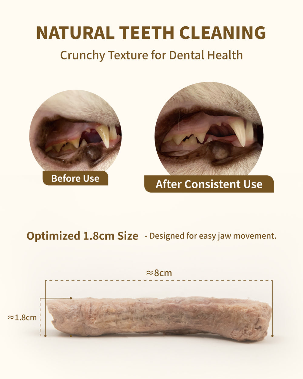 Friandises crues lyophilisées PET-EVER pour chats et chiens Cous de poulet lyophilisés