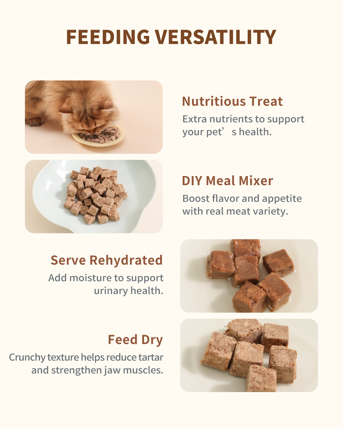 PET-EVER Freeze Dried Raw Cat & Dog Treats Freeze Dried Lamb Liver,Whole Cut Raw Treats for Heart, Coat & Immune Health